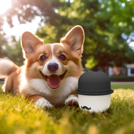 Pet Silicone Food Leaking Toy-Gentleman Style