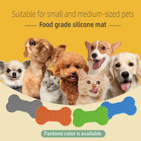 Bone licking silicone pad