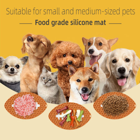 Football Shaped Pet Slow Feeding Mat